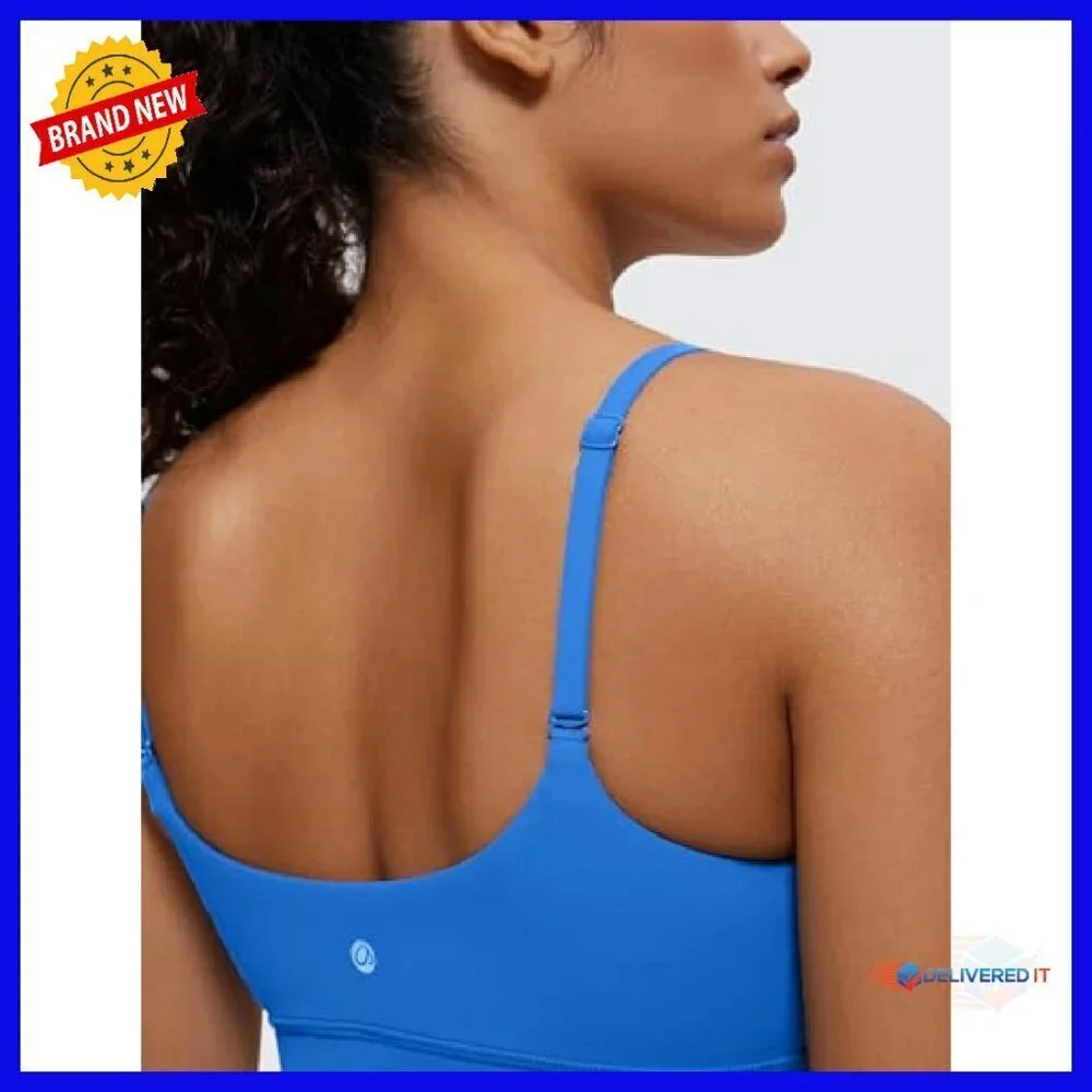 Wireless Padded Sports Bra, Adjustable Straps, Butterluxe Fabric, A/B Cup